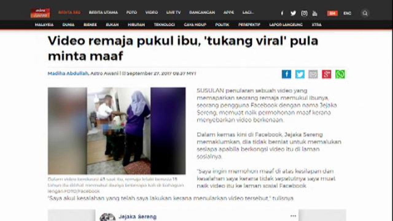 Awani XPress (27 September 2017)