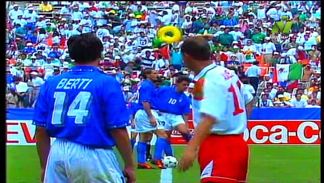 الشوط الثاني مباراة ايطاليا و المكسيك 1-1 كاس العالم 1994