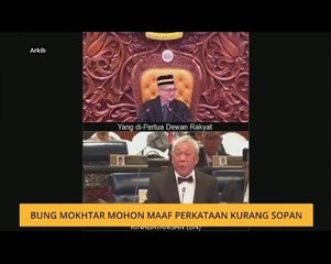 Bung Mokhtar mohon maaf perkataan kurang sopan