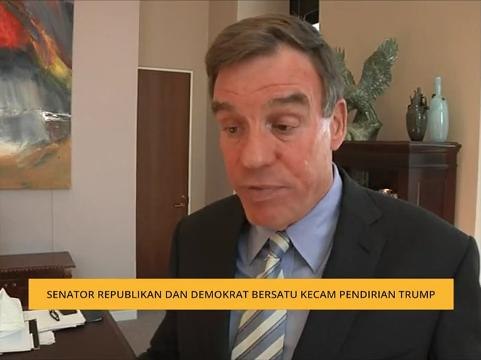 Senator kecam pendirian Trump