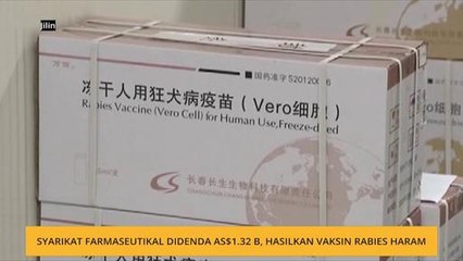 Syarikat Farmaseutikal didenda AS$1.32b, hasilkan vaksin Rabies haram