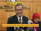 Ahli Parlimen antara yang diberi notis kerana merokok
