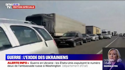 En Ukraine, des milliers de personnes ont fui les grandes villes du pays
