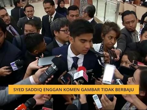 Syed Saddiq enggan komen gambar tidak berbaju