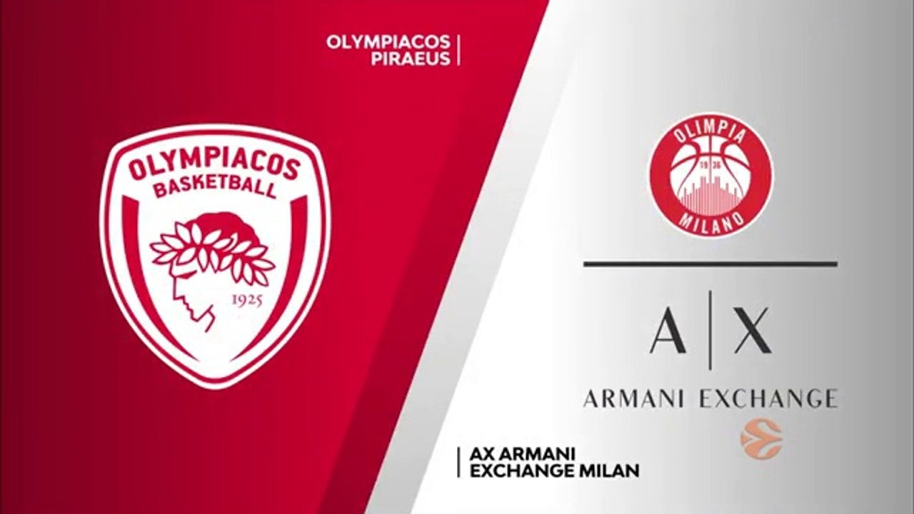 Le résumé d'Olympiacos Le Pirée - Olimpia Milan - Basket - Euroligue (H)