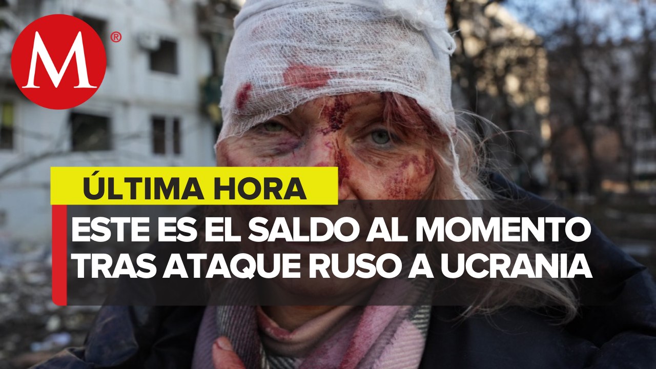 Ucrania revela al menos 57 ciudadanos muertos y 169 heridos por ataque Ruso