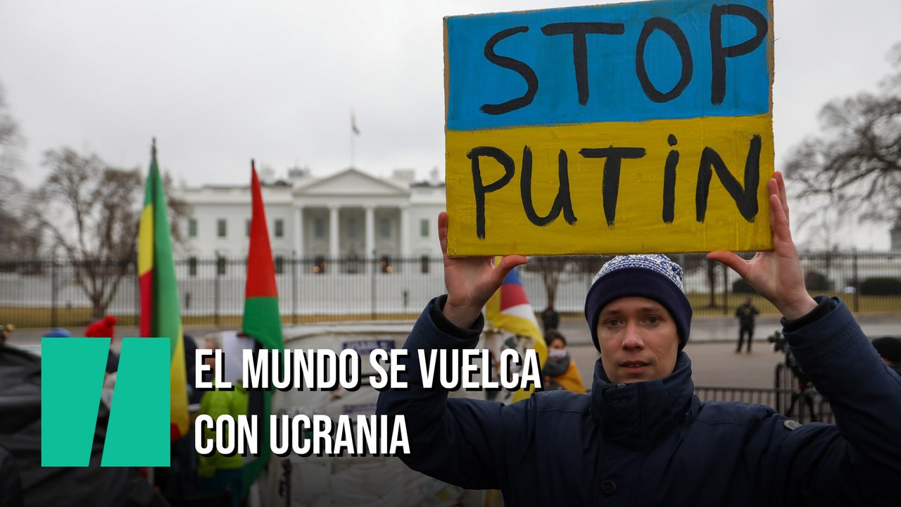 El mundo se vuelca con Ucrania en manifestaciones multitudinarias