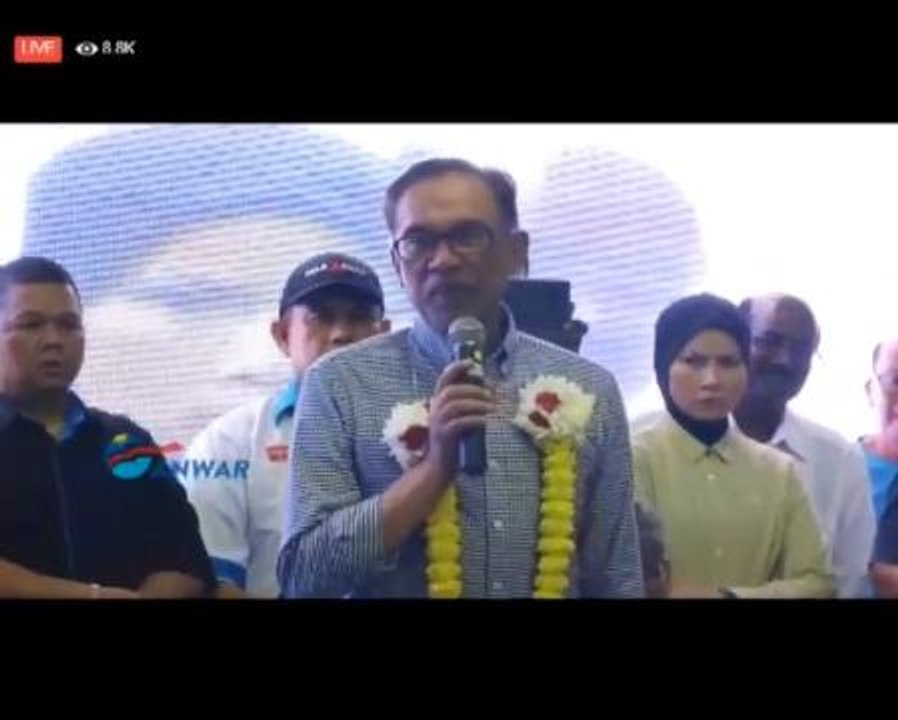 Ucapan kemenangan Anwar Ibrahim
