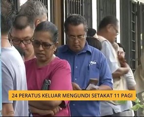 PRK PD: 24 peratus keluar mengundi setakat 11 pagi