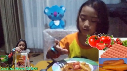Topokki Korean food challenge