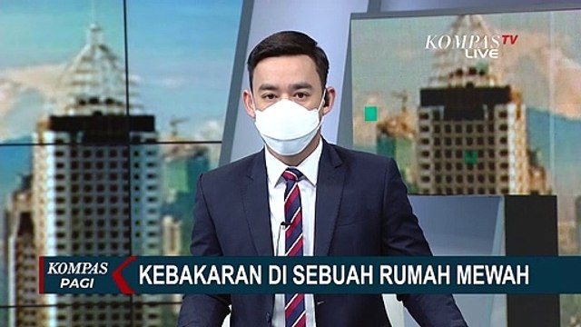 Diduga Korsleting Listrik, Sebuah Rumah Mewah di Kembangan Hangus Terbakar!