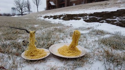 Someone forgot to heat up their lunch