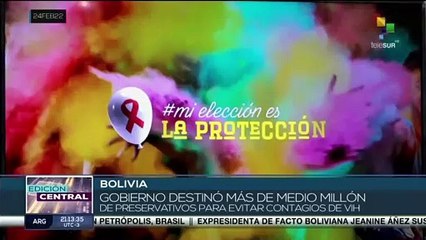 Gobierno de Bolivia destinó más de medio millón de preservativos para evitar el contagio de VIH
