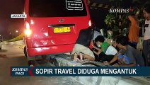 Kecelakaan Lalu Lintas di Jakarta : Minibus Tabrak Pembatas Jalan, Hingga Truk Tersangkut di Portal!