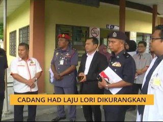 Cadang had laju lori dikurangkan
