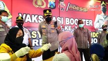 Antisipasi Long Weekend, Polresta Sidoarjo Gencarkan Vaksinasi dan Edukasi Prokes