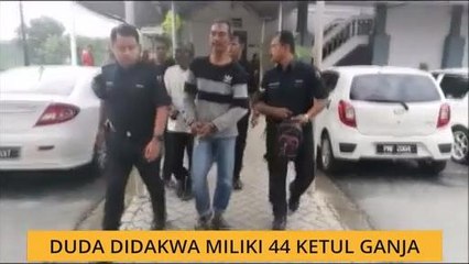 Duda didakwa miliki 44 ketul ganja