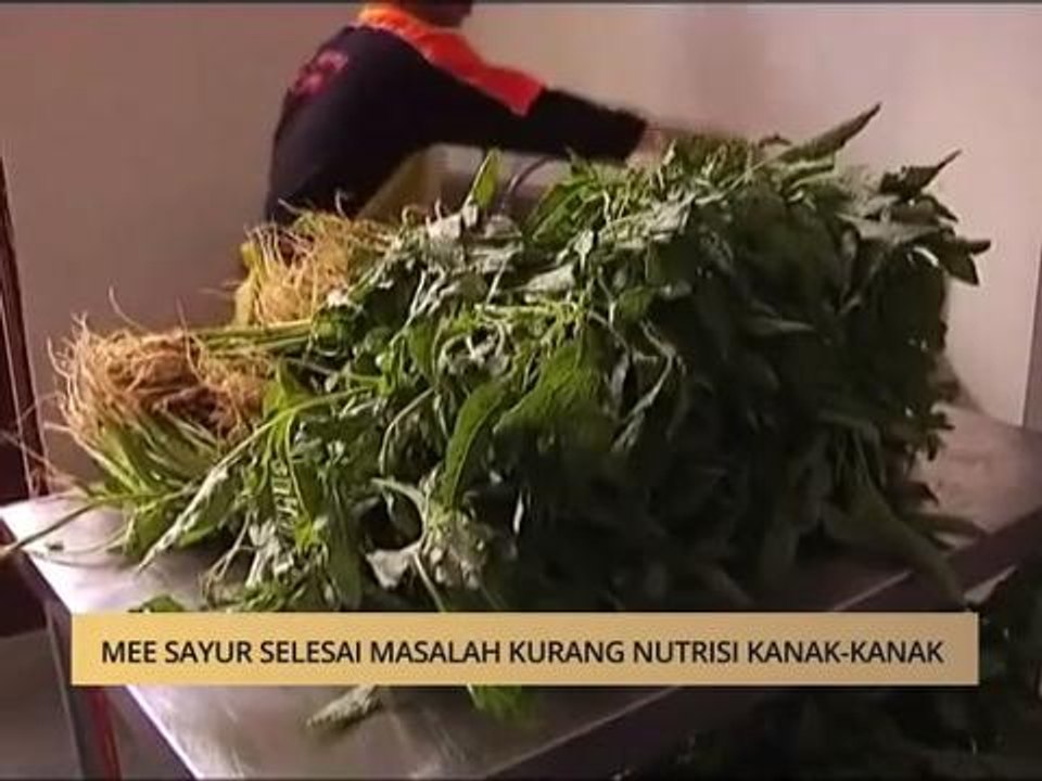 AWANI - Johor: Mee sayur selesai masalah kurang...