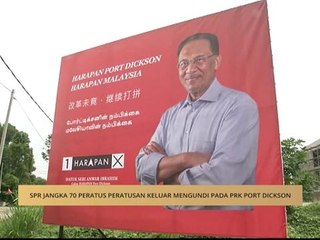SPR jangka 70 peratus peratusan keluar mengundi pada PRK Port Dickson