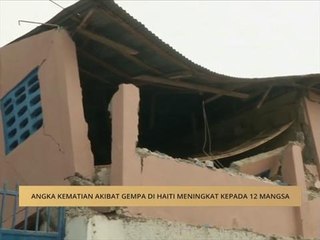 Angka kematian akibat gempa di Haiti meningkat kepada 12 mangsa