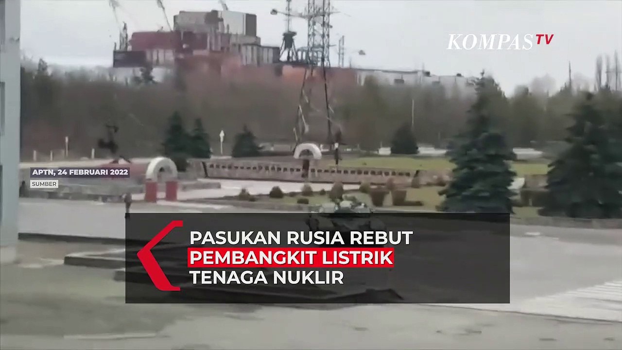 Pasukan Rusia Rebut Pembangkit Listrik Tenaga Nuklir Chernobyl!