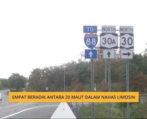 Empat beradik antara 20 maut dalam nahas limosin