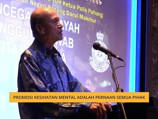 Promosi kesihatan mental adalah peranan semua pihak