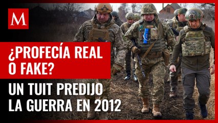 Download Video: ¿Profecía real o fake? Viralizan tuit de 2012 que aseguran predijo guerra entre Rusia y Ucrania