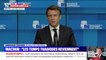 Emmanuel Macron: "Il y a eu un choix délibéré, conscient, du président Poutine de lancer la guerre quand nous pouvions encore négocier la paix"