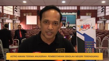 Astro AWANI terima anugerah pembestarian sekolah negeri Terengganu