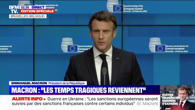 Emmanuel Macron sur les réfugiés ukrainiens: La France prendra sa part