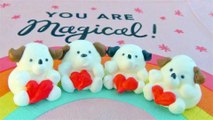 【かわいいメレンゲクッキー】犬とハートの作り方／どうぶつ／バレンタイン／ホワイトデー／干支／癒し【Cute Meringue Cookie】Puppie/Dog/Animal