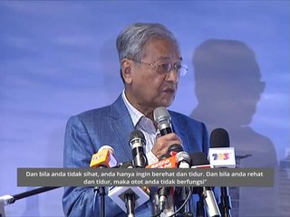 Bagaimana Tun M kekal cerdas di usia warga emas