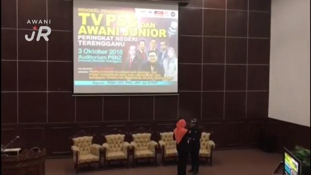 #AWANIJr: Bengkel Pengacaraan TVPSS dan AWANI Junior Peringkat Negeri Terengganu 2018
