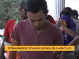 Penganggur didakwa bunuh ibu kandung