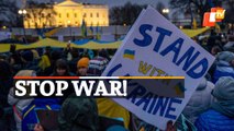 Russia-Ukraine Conflict: Demonstrators Outside White House Demand Cease Of War