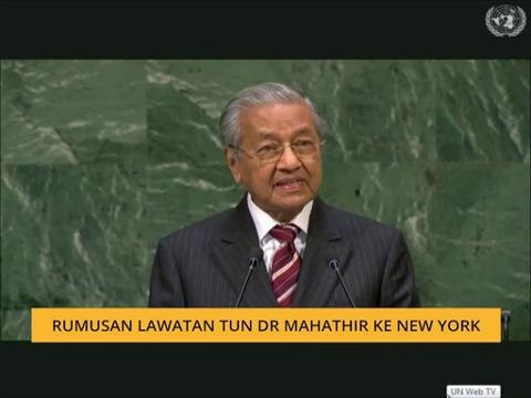 Rumusan lawatan Tun Dr Mahathir ke New York
