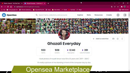 GHOZALI EVERYDAY I NFT I Opensea Marekteplace