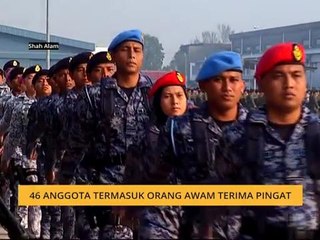46 anggota termasuk orang awam terima pingat