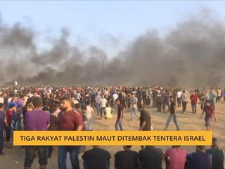 Tiga rakyat Palestin maut ditembak tentera Israel