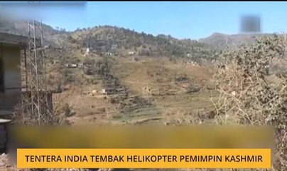 Tentera India tembak helikopter pemimpin Kashmir