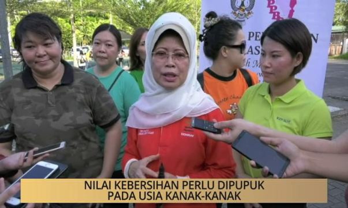 Khabar Dari Sarawak: Nilai kebersihan perlu dipupuk pada usia kanak-kanak