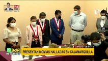 Investigadores de la UNMSM presentan 20 momias halladas en Cajamarquilla