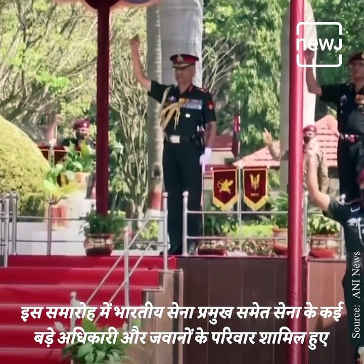 Gen MM Naravane Presents Presidential Colours To Four Para Battalions