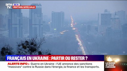 "Tout le monde cherche à quitter Kiev": partir ou rester, le dilemme des Français d'Ukraine