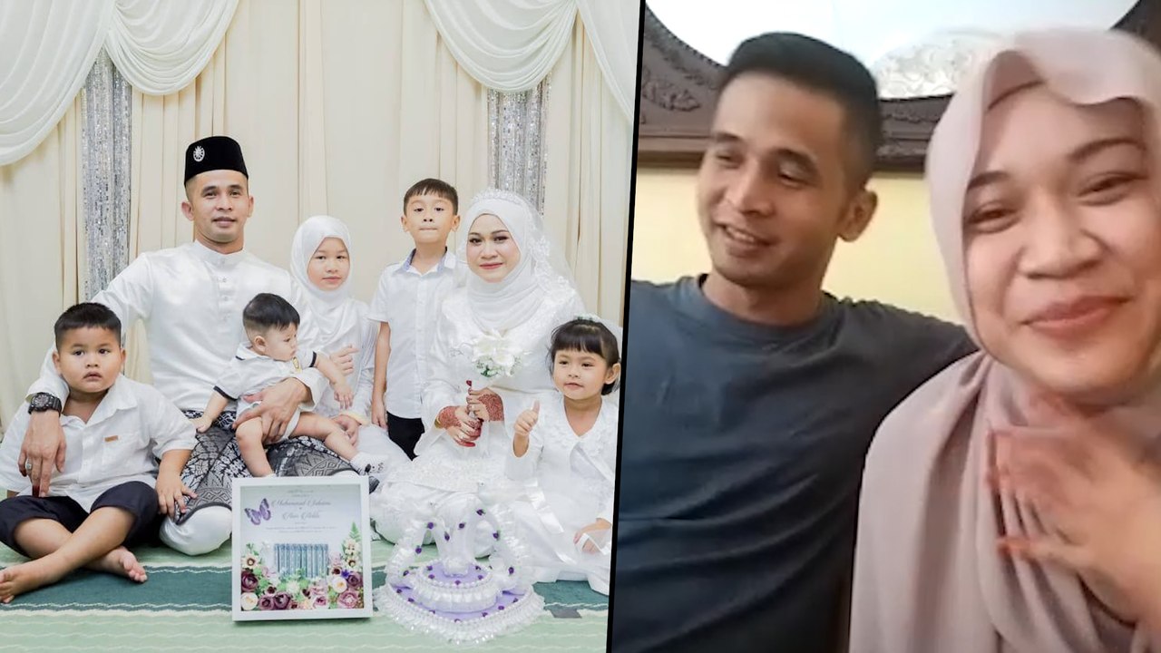 Apabila janda anak lima bertemu jodoh dengan duda anak dua… majlis kahwin meriah ramai pengapit!