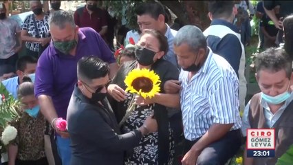 Despiden a Michell Tadeo en Coatzacoalcos