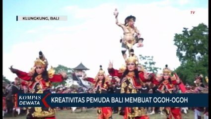 Kreativitas Pemuda Bali Membuat Ogoh - Ogoh