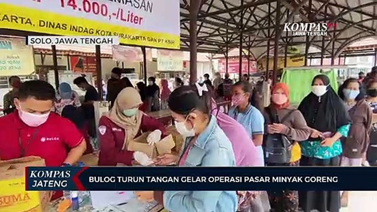 Bulog Turun Tangan Gelar Operasi Pasar Minyak Goreng
