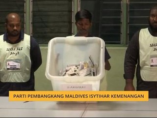 Parti pembangkang Maldives isytihar kemenangan